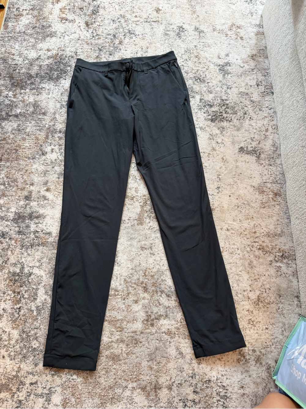 lululemon athletica Men's Black Slim trousers 30x30